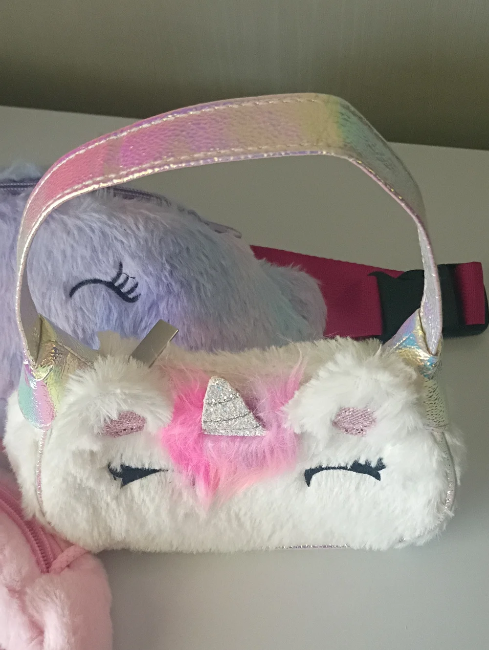 Unicorn Love Lot Of Three Crossbody, Handbag And Bum Bag